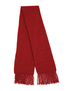 Double thickness Possum Merino scarf with fringing. Lothlorian, New Zealand Made