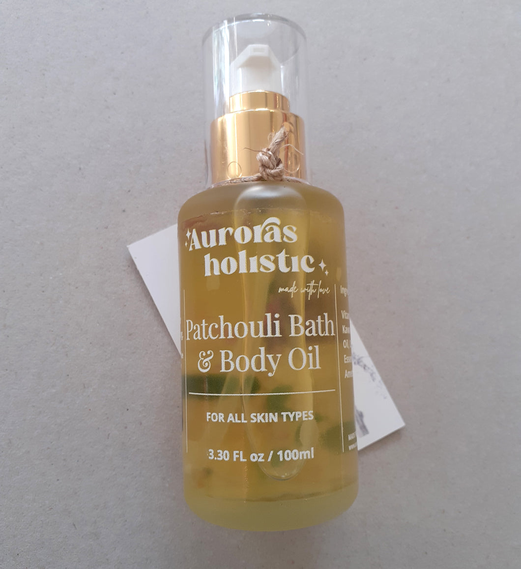 Auroras Holistic Patchouli Bath & Body Oil