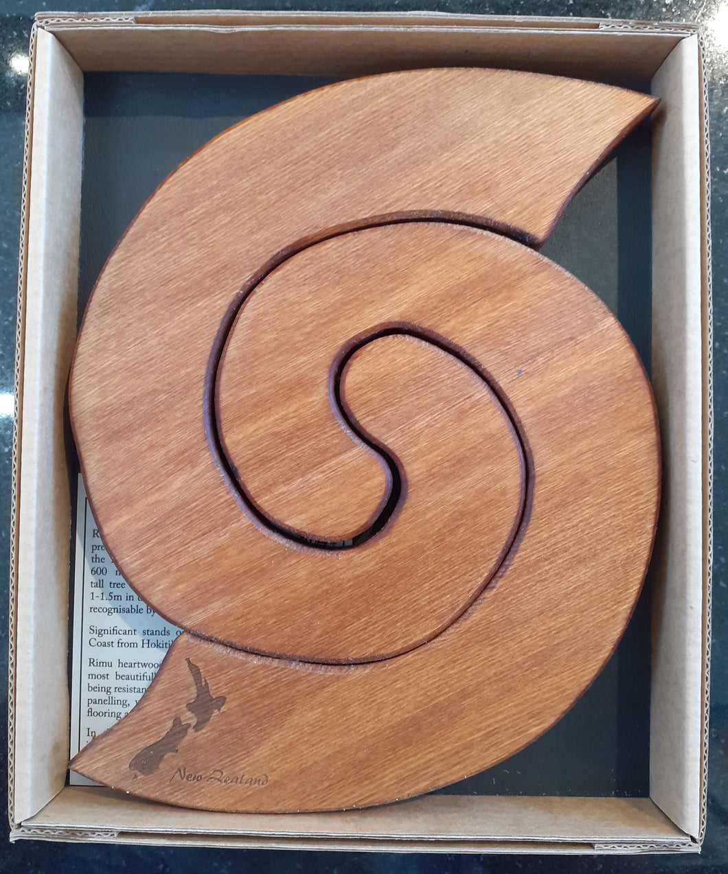 Large Spiral Placemat/Trivet Plain