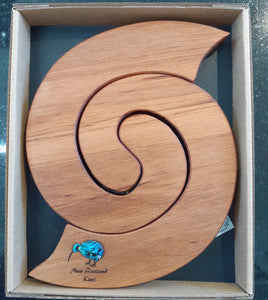 Large Spiral Placemat/Trivet Paua