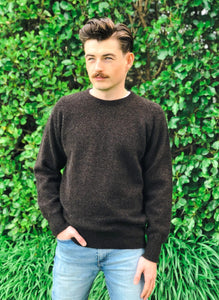 Mens Plain Crew Neck Jumper
