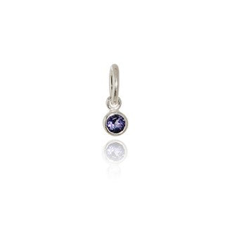 September (Iolite) - Pendant Birthstone Charm
