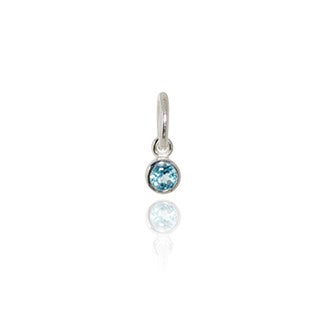 December (Blue Topaz) - Pendant Birthstone Charm