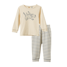 Load image into Gallery viewer, 2PC Long Sleeve Organic Cotton Pyjamas - Franklin Print