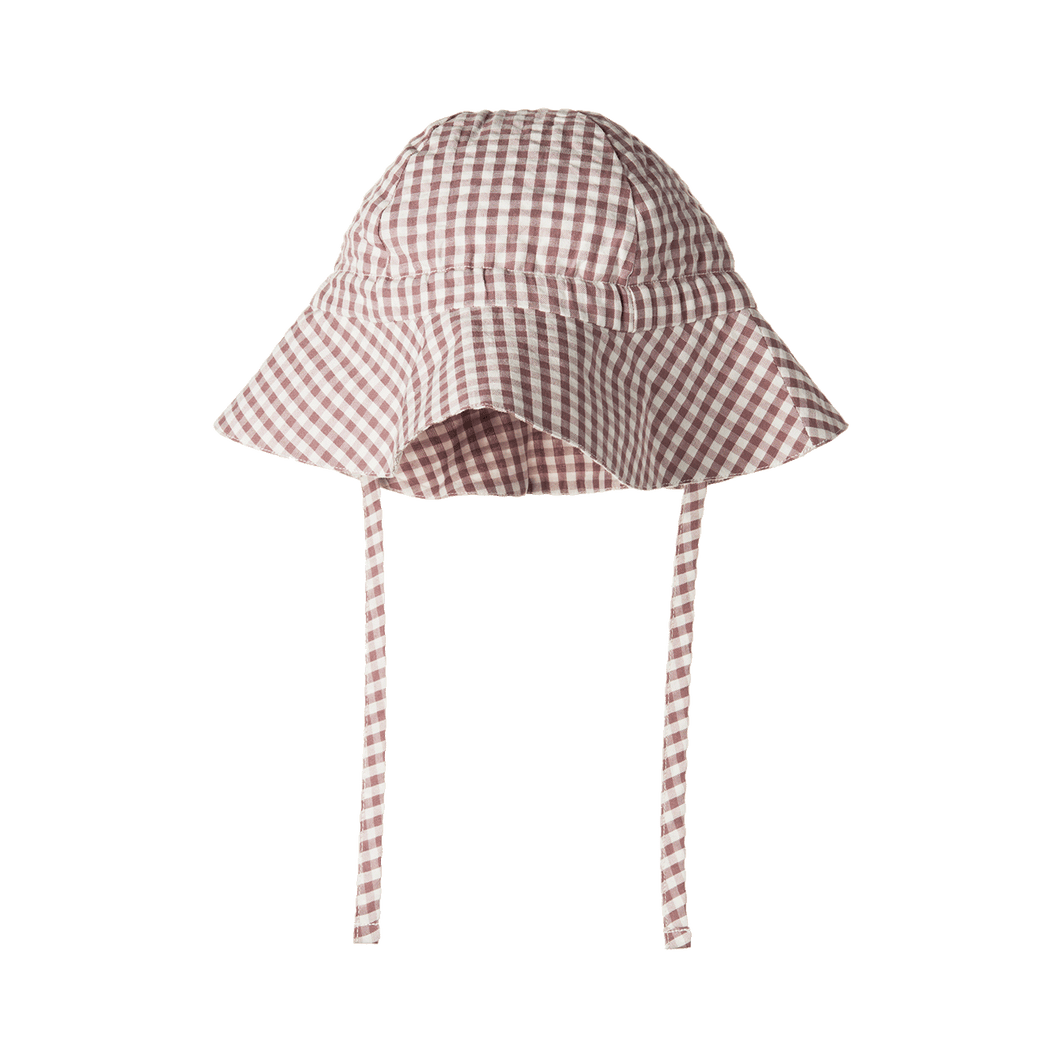 Gingham Sunhat - Twilight