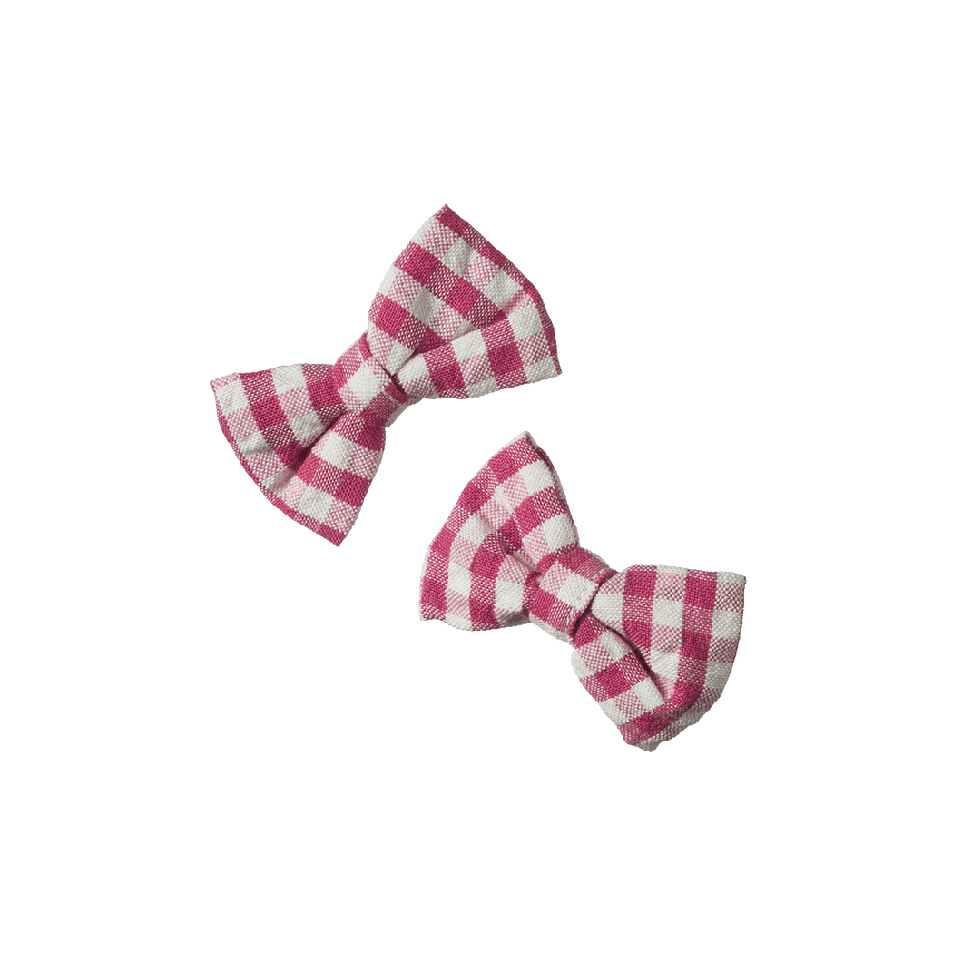 Bow Hair Clips 2Pack - Jam Check