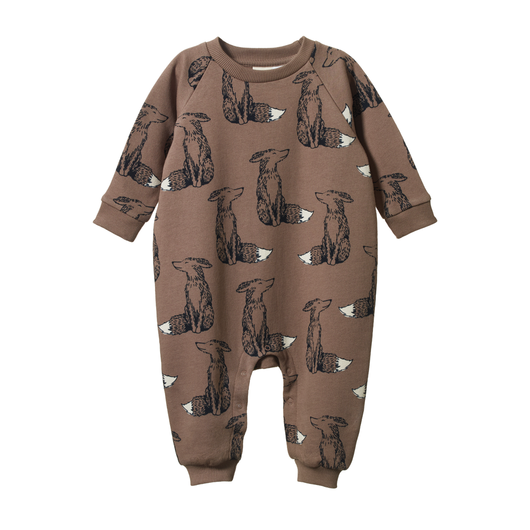 Juno Romper Long Sleeve - Foxy Cub