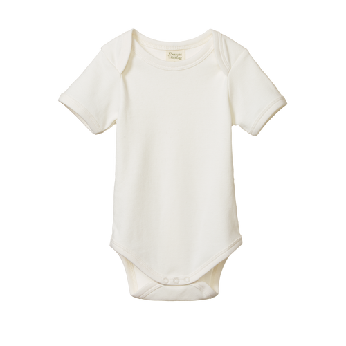 Short Sleeve Bodysuit - Natural