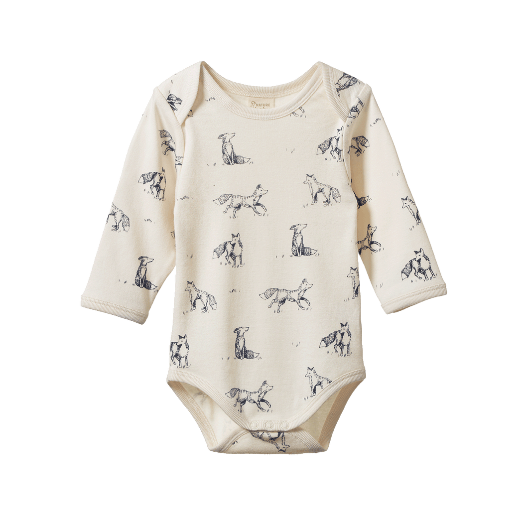 Long Sleeve Bodysuit - Foxy