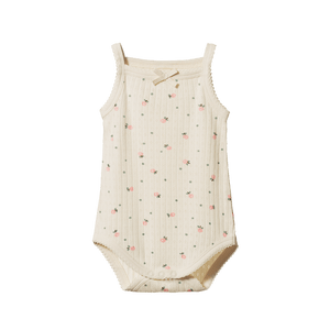 Camisole Bodysuit Pointelle - Posey Blossom