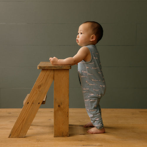 Nature Baby, New Zealand, Kids clothes, Organic Cotton, Ethically made, Sustainable, August Suit, Romper, 