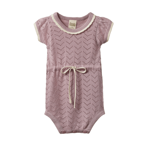 Lottie Suit - Lilac Pointelle