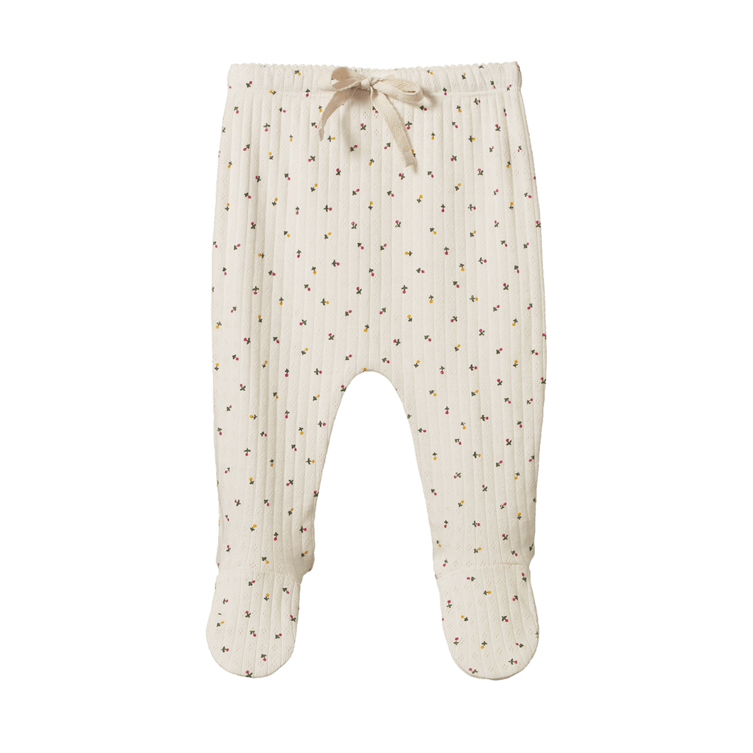 Footed Rompers Pointelle - Aster Floral