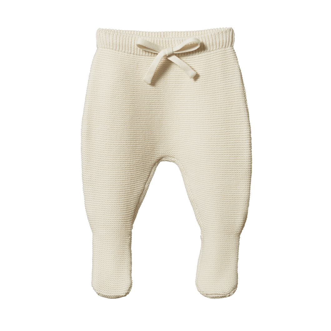 Pepi Footed Rompers - Natural