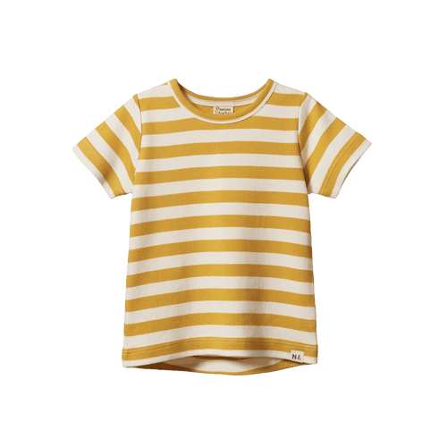 River Tee - Golden Sea Stripe