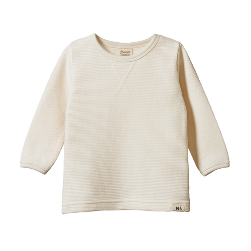 Waffle Tee - Natural