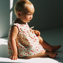 Load image into Gallery viewer, baby wearing junie set by nature baby in joiette print