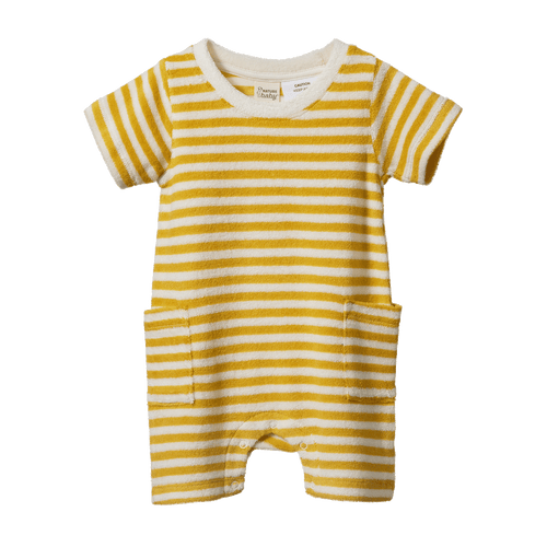 Ocean Suit - Golden Sea Stripe