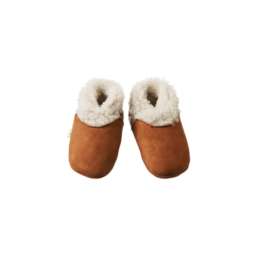 Lambskin Booties - Cinnamon