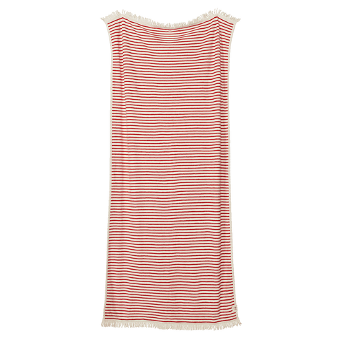 Beach Towel - Red Sea Stripe