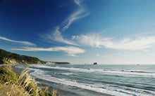 Load image into Gallery viewer, Rapahoe coastline and Point Elizabeth on the West Coast of New Zealand, photographed on Kodachrome 64 film by Stewart Nimmo
