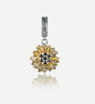 Sunflower (Radiant) - Pendant charm