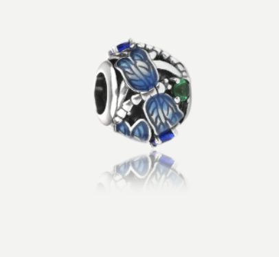 Blue Dragonfly - Charm