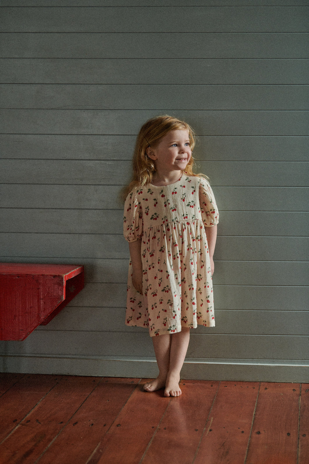 Albertine Dress - Strawberry Blush