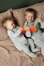 Load image into Gallery viewer, 2Pc Long Sleeve Waffle Pyjamas - Crescent