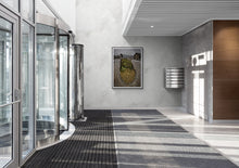 Load image into Gallery viewer, Framed Castle Hill Canterbury landscape photograph displayed in a modern commercial interior