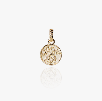 Tui Coin Pendant Charm (Admired) - Gold