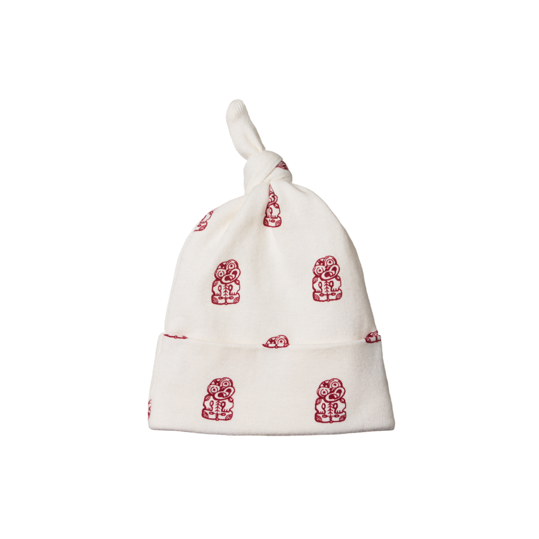Cotton Knotted Beanie - Tiki