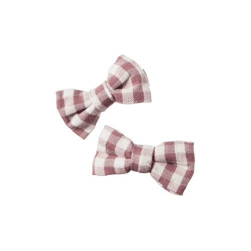Bow Hair Clips 2pack - Twilight Check