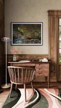 Load image into Gallery viewer, Oparara Arches Karamea landscape photography print displayed in a dining room