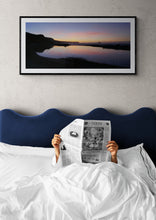 Load image into Gallery viewer, Rapahoe Beach near Greymouth photographed by Stewart Nimmo framed in black