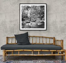 Load image into Gallery viewer, Stewart Nimmo, Nimmo Photography, Limited Edition, Photography, Fine Art, Print, New Zealand, NZ, Landscape, Scenery, Black and White, BW, Clinton River, Milford Track, Fiordland, Great Walk, NZ Great walk, Hike, Tramp,