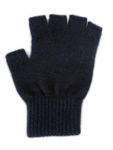 Load image into Gallery viewer, Single thickness possum merino glove with elasticated rib cuff and open fingers from just below the knuckle. Lothlorian. New Zealand Made