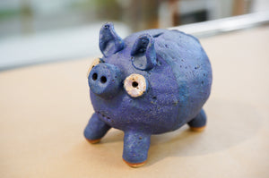 Pottery Piggy Bank, Handmade in New Zealand