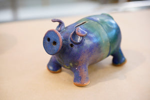 Pottery Piggy Bank, Handmade in New Zealand