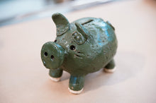 Load image into Gallery viewer, Pottery Piggy Bank, Handmade in New Zealand