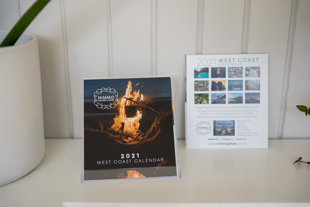 Stewart Nimmo, Calendar, West Coast, New Zealand, Shop Location, Made in NZ, NZ Landscapes, 