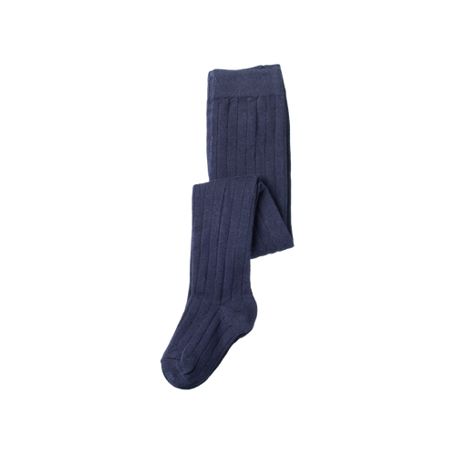 Organic Cotton Tights - Navy