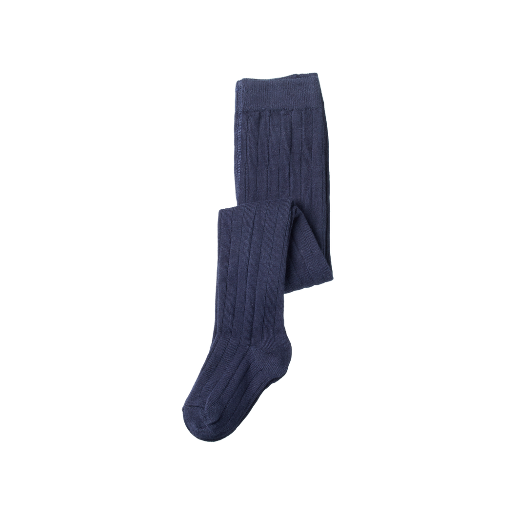 Organic Cotton Tights - Navy