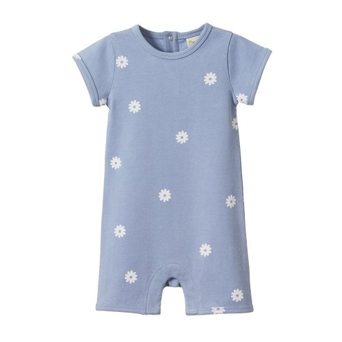 Nature Baby, New Zealand, Kids clothes, Organic Cotton, Ethically made, Sustainable, Quincy, Romper, Chamomile, 
