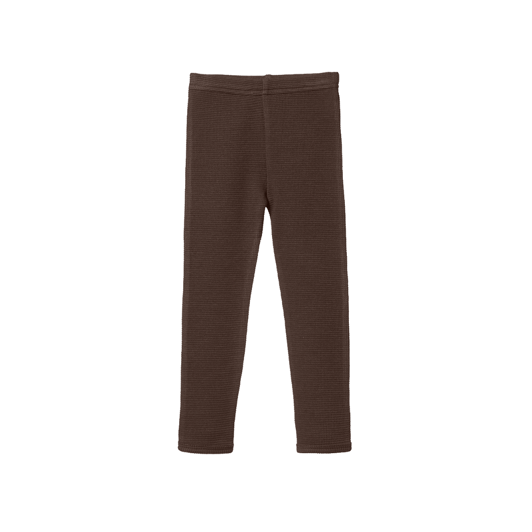 Selby Waffle Pants - Pinecone