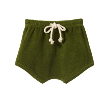 Load image into Gallery viewer, Nature Baby, New Zealand, Sustainable, Organic Cotton, Baby Clothing, Kids Clothing, Shorts, Terry, Jungle,
