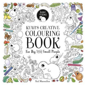 Kuwi's Creative Colouring Book for big and small people