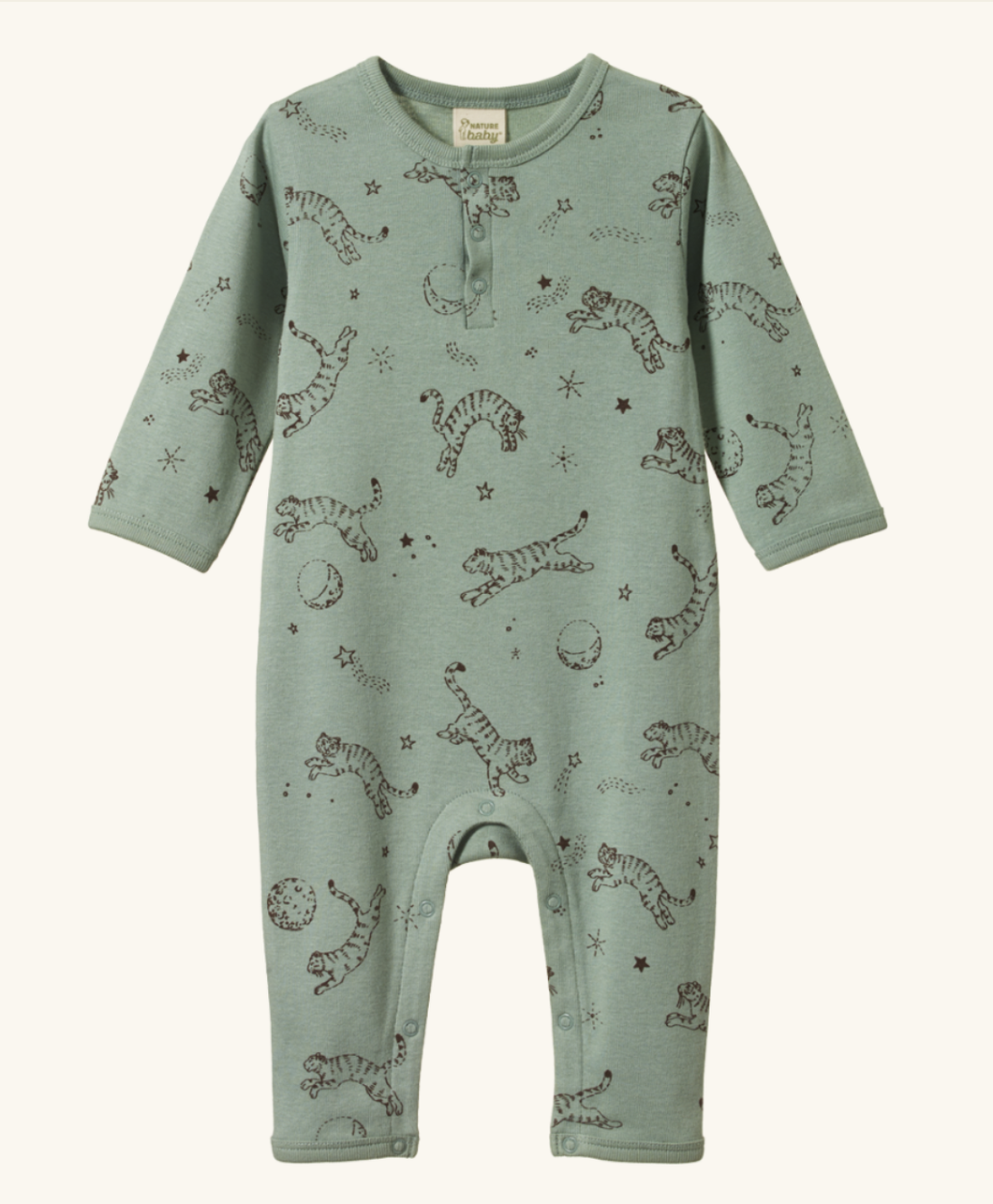 Henley Pyjama Suit Dream Tigers