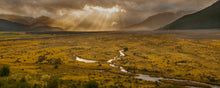 Load image into Gallery viewer, Waimakariri Valley and river beneath the mountains in Canterbury New Zealand