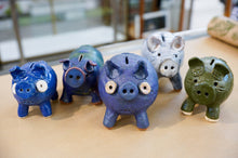 Load image into Gallery viewer, Pottery Pig, Handmade in New ZealandPottery Piggy Bank, Handmade in New Zealand